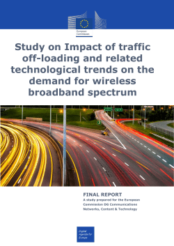 Study on Impact of traffic off-loading and related