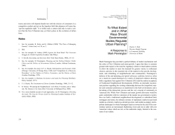 To What Extent and in What Ways Should Governmental Bodies