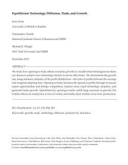 Equilibrium Technology Diffusion, Trade, and Growth