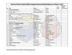 NHPS Recommended Reading List
