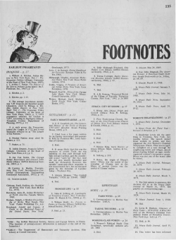 footnotes - Tompkins County Public Library