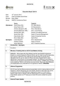 Executive Board Meeting Minutes 12/01/2015