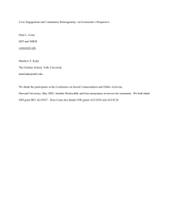 Civic Engagement and Community Heterogeneity: An