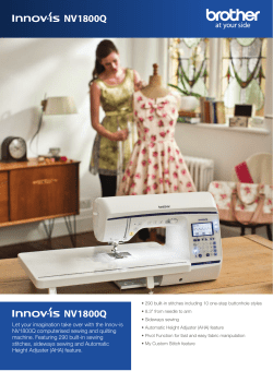 NV1800Q - Brother