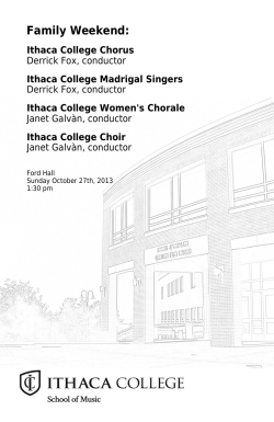 Family Weekend Concert