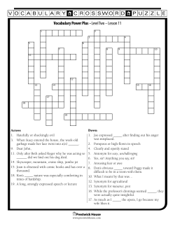 Lesson 11 - Prestwick House