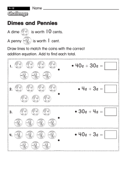 Unit 4-12 Dimes and Pennies