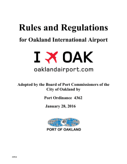 Rules and Regulations