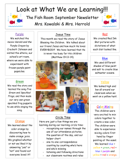 Look at What We are Learning!!!