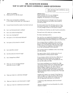 Pregnancy FAQs - jrodiermd.com