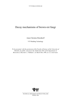 Decay mechanisms of brown-rot fungi