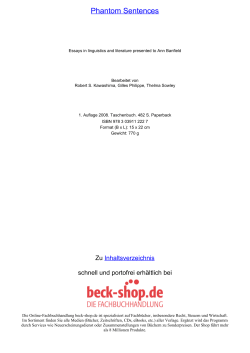 Phantom Sentences - ReadingSample - Beck-Shop