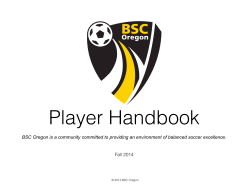 2014 BSC Oregon Player Manual 1.5
