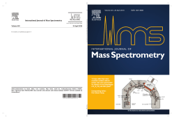 International Journal of Mass Spectrometry