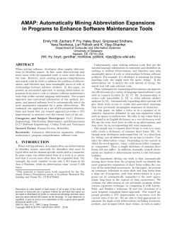 AMAP: Automatically Mining Abbreviation