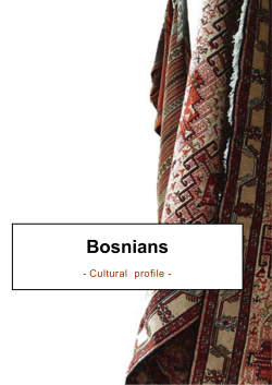 Cultural Profile (BOSNIA) - Cultural sensitivity and competence in