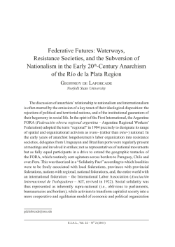 Federative Futures: Waterways, Resistance Societies, and the