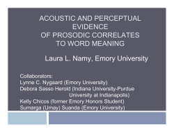 Laura Namy - Psychology.emory.edu