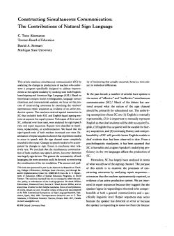 Constructing Simultaneous Communication: The