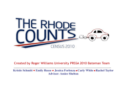 Created by Roger Williams University PRSSA 2010 Bateman Team