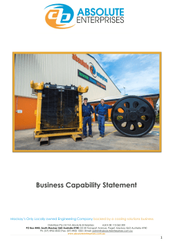 Business Capability Statement