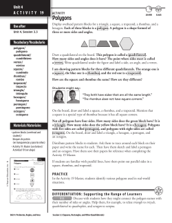 Polygons - Hobbs Municipal Schools