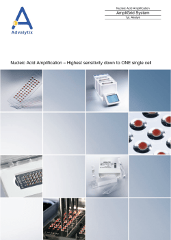 dna-free microliter reaction slide