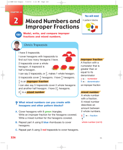 Mixed Numbers and Improper Fractions