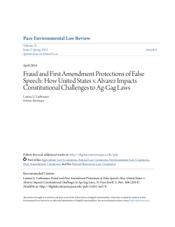 How United States v. Alvarez Impacts Constitutional Challenges
