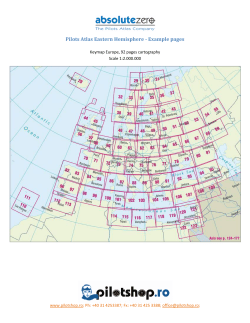 Pilots Atlas Eastern Hemisphere - Example pages