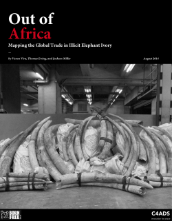 Out of Africa: Mapping the Global Trade in Illicit Elephant Ivory