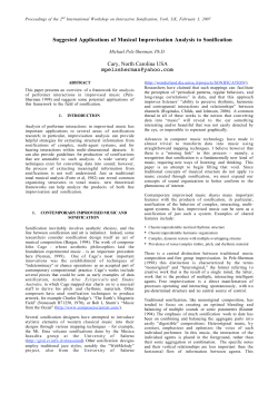 Suggested Applications of Musical Improvisation Analysis to