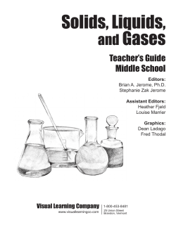 Solids, Liquids, Gases