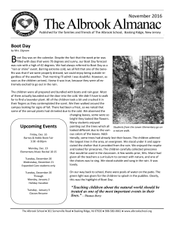 November Almanac