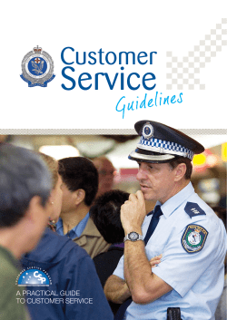 NSW Police - Customer Service Guidelines