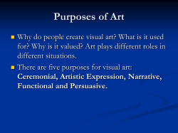 Purposes of Art - Laurel County Schools
