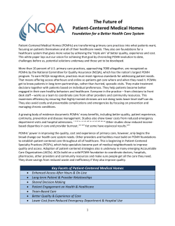 The Future of Patient-Centered Medical Homes
