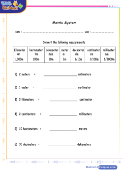 Print Worksheet - Math 4 Children Plus