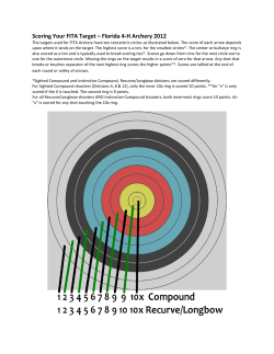 Scoring Your FITA Target – Florida 4
