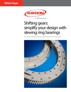 Shifting gears: simplify your design with slewing