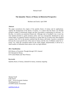 Michael Graff - canadian economics association