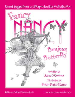 Fancy Nancy: Bonjour, Butterfly Activity Kit