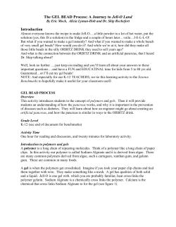 The GEL BEAD Process - College of Engineering | Oregon State