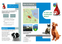 Blood Donor Clinic Brochure