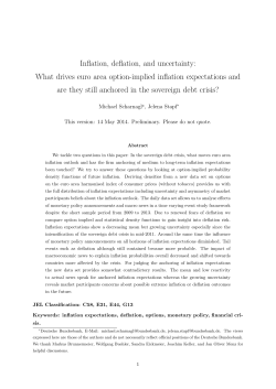 Inflation, deflation, and uncertainty: What drives euro area option