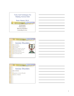 Patric Mattek - Helping Anxious Kids