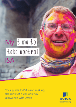 Read our guide to ISAs (PDF 1.68MB)