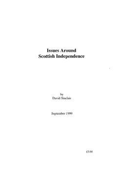 Issues Around Scottish Independence