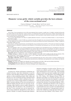 Diameter versus girth: Which variable provides the best estimate of