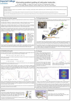 Alternating gradient guiding of cold, polar molecules